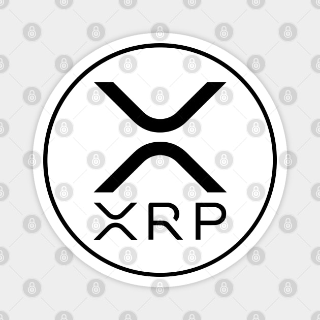 Round XRP Symbol Magnet by Ranter2887